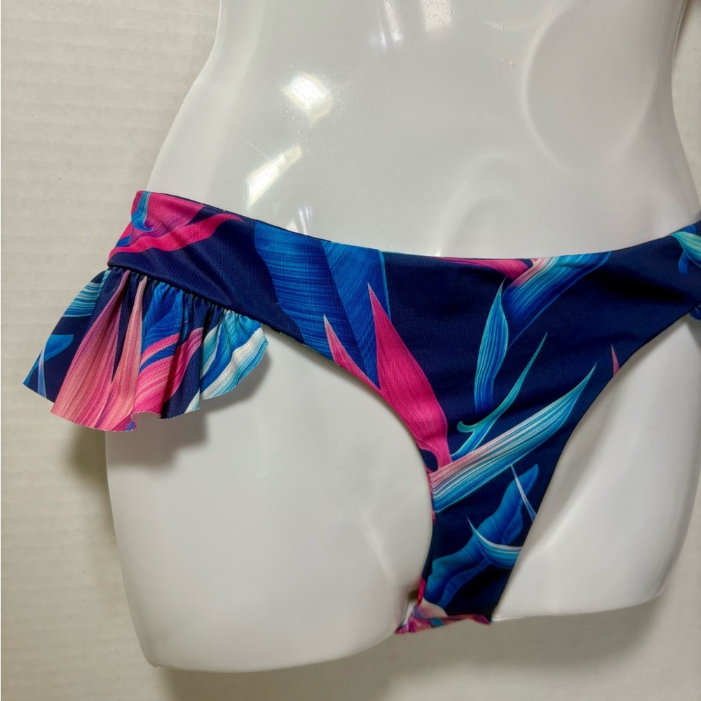 INDIGO SWIMWEAR Tropical Ruffle Bikini Set - Picture 4 of 8